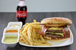 Combo Hamburguesa Super Ranchera 100%